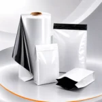 Filmes e sacos de polietileno coextrusado preto e branco com bobina industrial, envelope de segurança e saco coextrusado para embalagens de alta barreira.