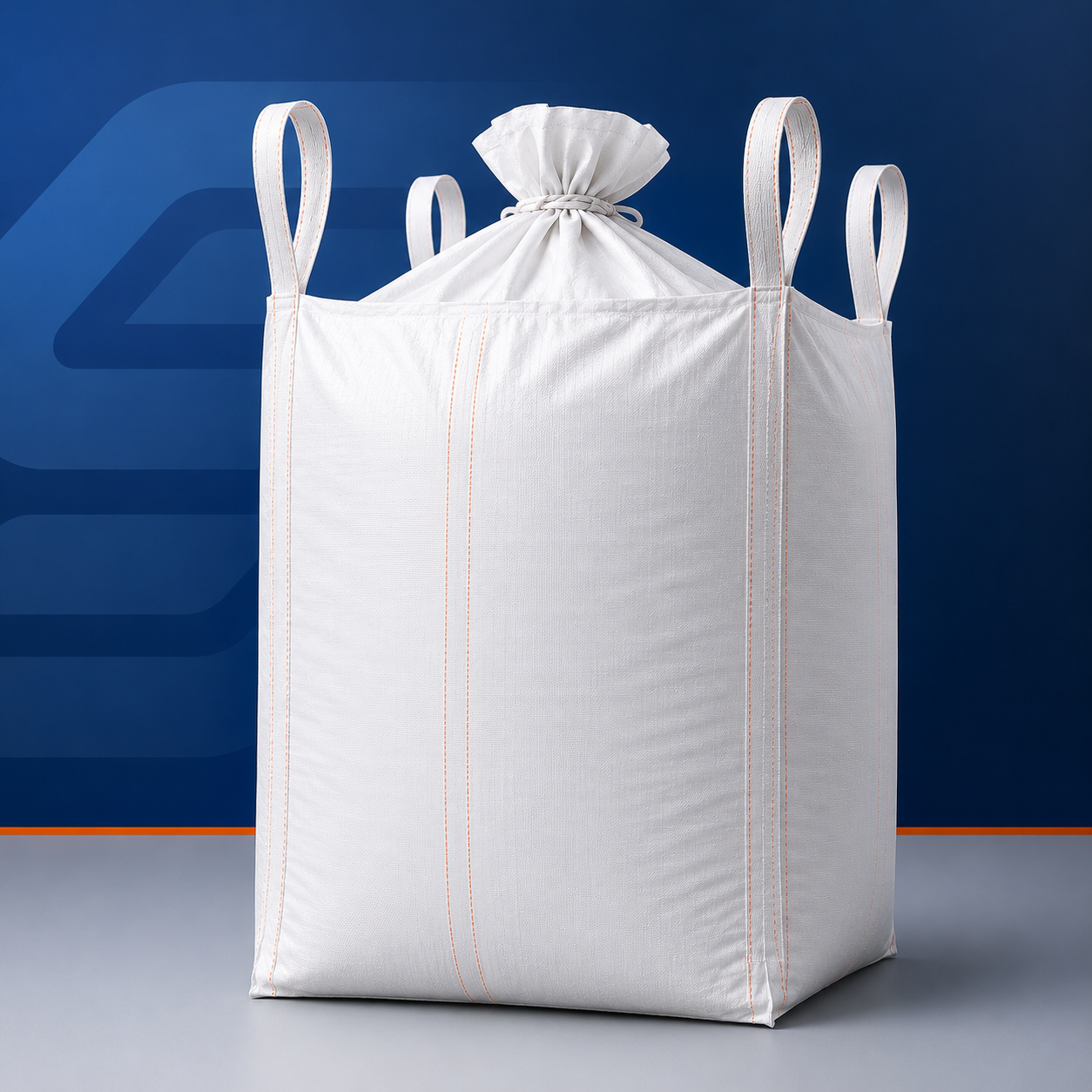 Big Bag em polipropileno para armazenamento e transporte de produtos a granel