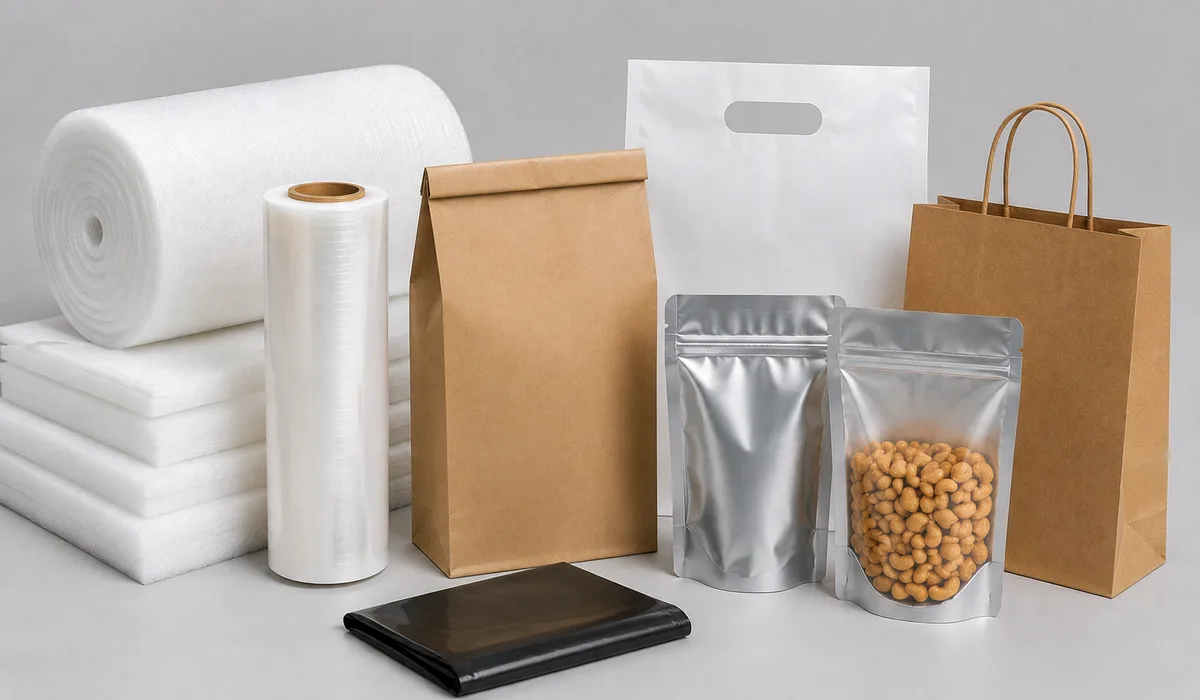 Soluções em embalagens industriais, plásticas, kraft, laminadas e em EPE